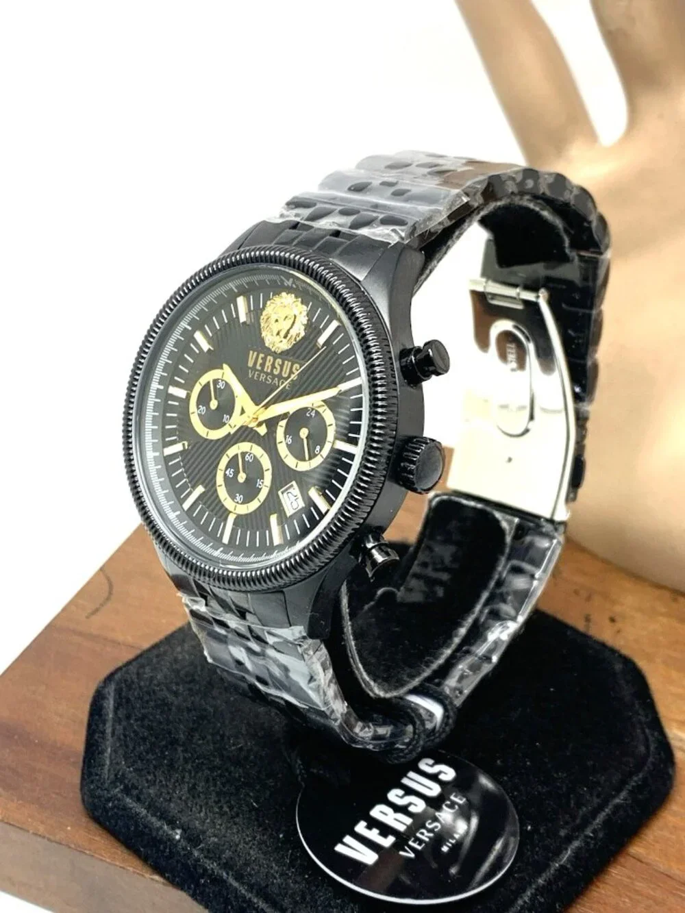 Versus by Versace Men's Watch VSP971221 Chronograph Quartz Black Steel 45mm